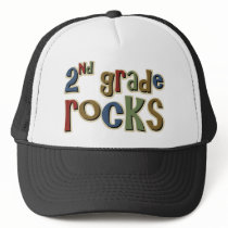2nd Grade Rocks Second Mesh Hat