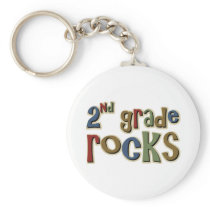 2nd Grade Rocks Second Keychains