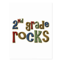 2nd Grade Rocks Second Post Card