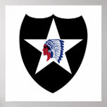2nd ID Class A Patch Poster