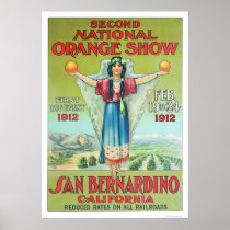 2nd National Orange Show 1912 Posters