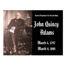 2nd President Of the United States John Adams Post Card