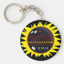 300 Perfect Game Keychain