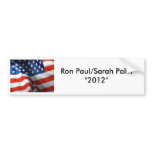 3021805889, Ron Paul/Sarah Palin"2012" bumper stickers