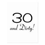 30 And Dirty 3 Postcards