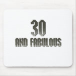 30 and fab disco theme mouse pads