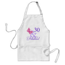 30 And Fabulous Birthday Aprons