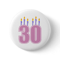 30 Birthday Candles (Pink / Purple)
