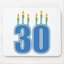30 Candles (Blue / Green)