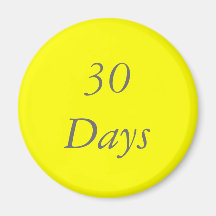 30 Day Chip Magnet