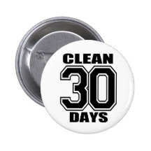 30 days  clean black buttons