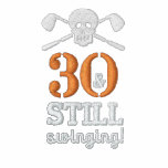30 & Still Swinging - Golf Birthday Shirt Embroidered Shirt