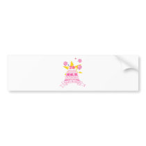 30 Year Old Birthday Cake Bumper Sticker