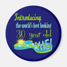 30ème Cadeaux d'anniversaire Magnets Pour Réfrigérateur