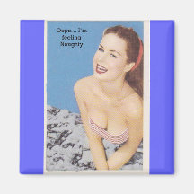 30s AD Girl Refrigerator Magnet