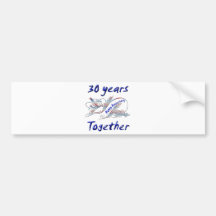 30th. Anniversary Bumper Sticker