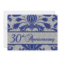 30th Anniversary Business Announcement Blue