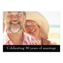 30th Anniversary Party Invitation