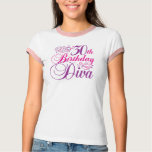 30th Birthday Diva t-shirts