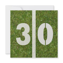 30th Birthday Football Party Invitation