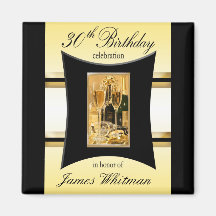 30th Birthday Party Favour/Souvenier Magnet