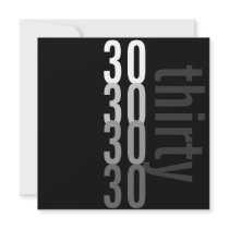 30th Birthday Party Invitations