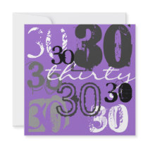 30th Birthday Party Invitations