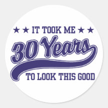 30th Birthday Sticker