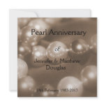 30th Pearl Wedding Anniversary Celebaration invitations