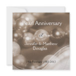 30th Pearl Wedding Anniversary Celebaration Invitation