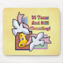 30th Wedding Anniversary Gifts Mousepad