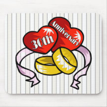30th Wedding Anniversary Gifts Mousepads