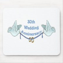 30th wedding anniversary gifts t mousepads