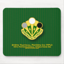 310th Tactical PsyOps Company - TPU DUI Mouse Pad