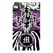 311-2 WILD MIX N' MATCH ZEBRA PURPLE