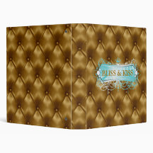 311 Aqua Bliss Golden Tuft Binders