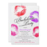 311-Bachelorette Party - Colourful Kisses Personalized Invites
