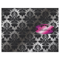 311-Blackberry Damask | Black Silver Flyer