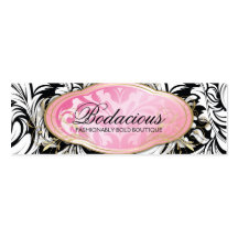 311 Bodacious Boutique Lavish Hang Tag Business Cards