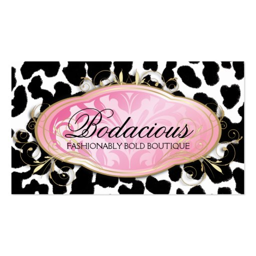 311 Bodacious Boutique Leopard Spots Business Card