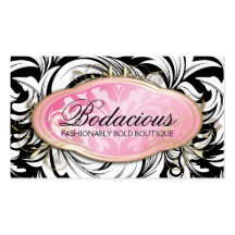 311 Bodacious Lavish Boutique Leopard Spots Business Card