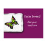 311-BUTTERFLY INVITATION POSTCARD