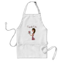 311-Candie Cupcake Cutie Brunette Apron