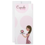 311-Candie the Cupcake Cutie Brunette Rack Cards