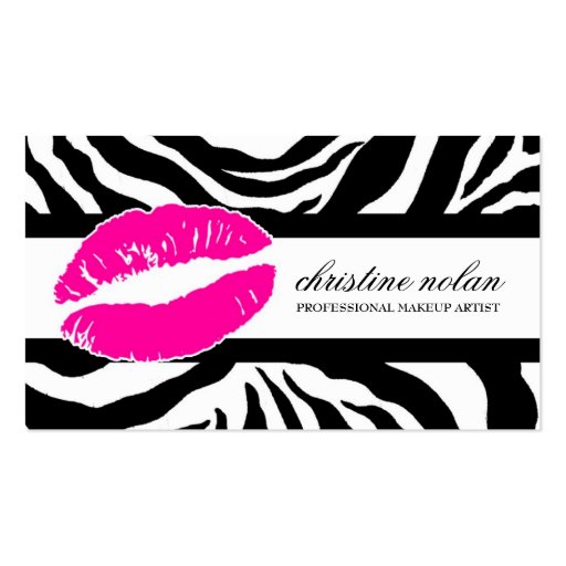 311 Christine Kiss | Zebra Business Cards