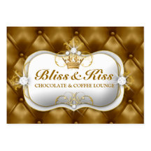 311 Ciao Bella Bliss Golden Tuft Business Card Template