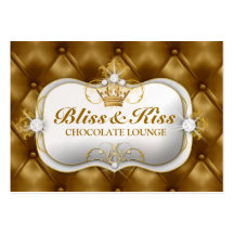311 Ciao Bella Bliss Golden Tuft Metallic Business Card Template