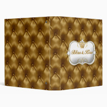 311 Ciao Bella Bliss Golden Tuft Vinyl Binder