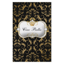311-Ciao Bella Golden Divine Rich Black Personalized Flyer