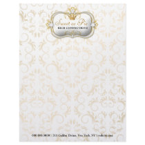 311-Ciao Bella Golden Divine Rich Black Letterhead Design
